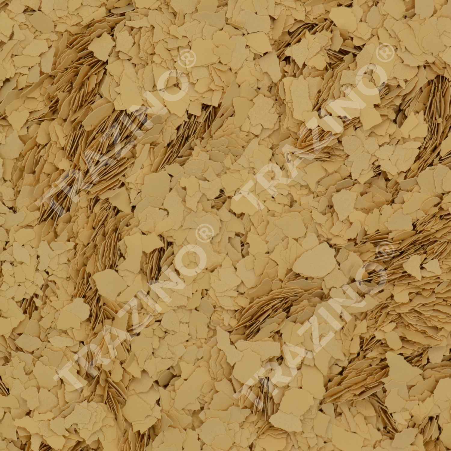 Trazino® Farbchips in Neugelb zum Einstreuen für Beschichtungen Trazino® Farbchips in Neugelb zum Einstreuen für Beschichtungen